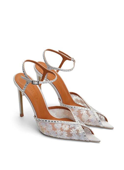 Jabotter Liberté Saten 10 Cm Topuklu Ayakkabı - Görsel 3