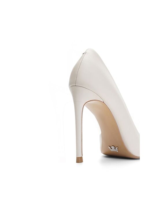 Jabotter Bej Kadın Deri Stiletto JAB8880 - Görsel 5