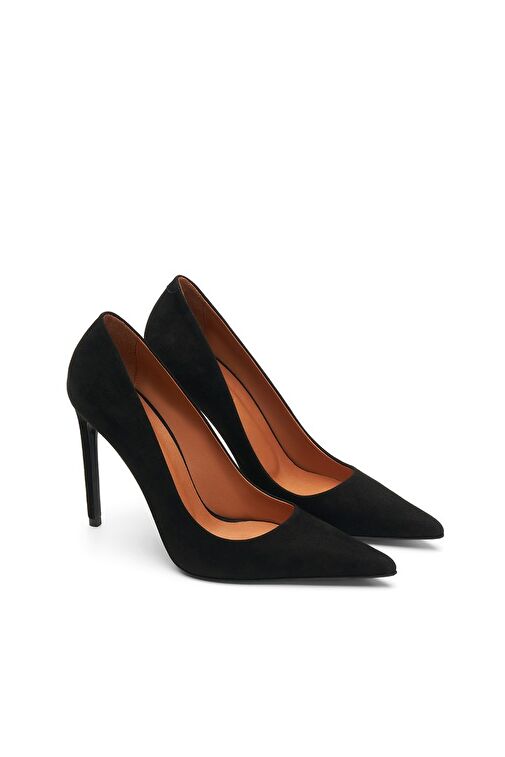 Jabotter Siyah Kadın Süet Stiletto JAB8881 - Görsel 3