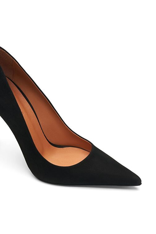 Jabotter Siyah Kadın Süet Stiletto JAB8881 - Görsel 4
