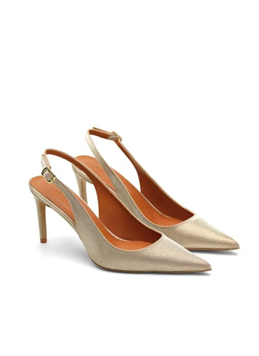 Jabotter Palermo Simli 8 Cm Stiletto - Görsel 3