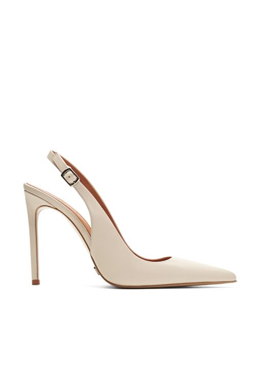 Jabotter Bej Kadın Deri Stiletto JAB8887 / 3133 - Görsel 2