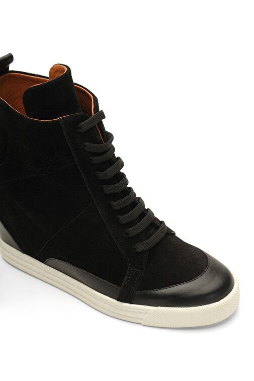 Jabotter Joan Süet & Deri Gizli Topuklu Bot - Görsel 4