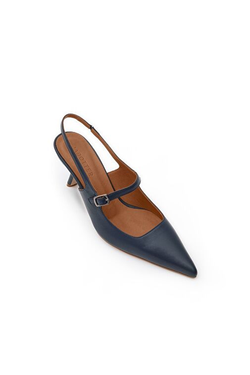 Jabotter Louvre Deri Stiletto - Görsel 4