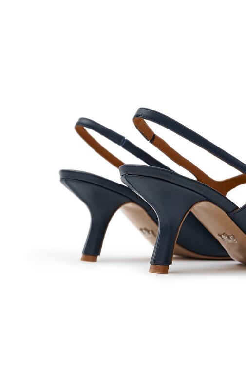 Jabotter Louvre Deri Stiletto - Görsel 7