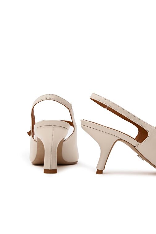 Jabotter Louvre Deri Stiletto - Görsel 5