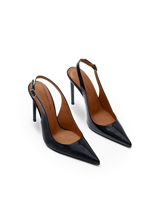 Jabotter Siyah Kadın Rugan Stiletto JAB9998 / 625 - Görsel 3