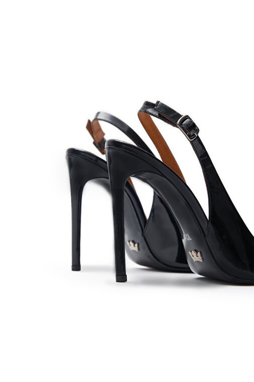 Jabotter Siyah Kadın Rugan Stiletto JAB9998 / 625 - Görsel 5