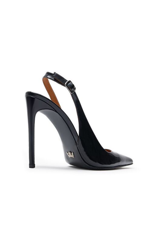 Jabotter Siyah Kadın Rugan Stiletto JAB9998 / 625 - Görsel 7