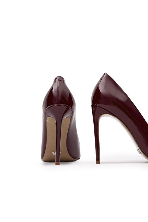 Jabotter Bordo Kadın Rugan Stiletto JAB9999 / 2132K - Görsel 7