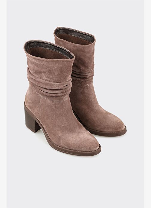 Kahve Deri Kadın Günlük Bot - Görsel 3