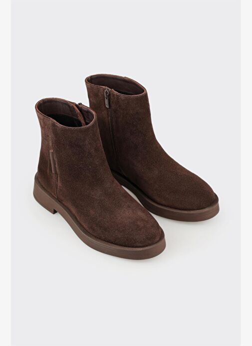 Kahve Deri Kadın Günlük Bot - Görsel 3