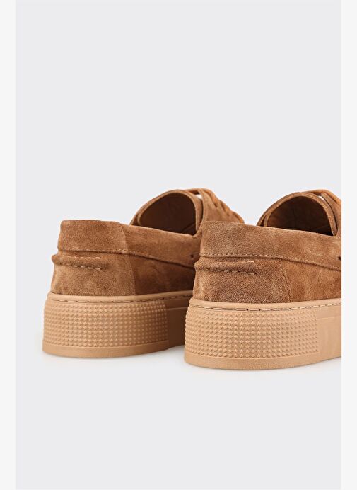 Taba Deri Kadın Spor Ayakkabı - Görsel 6