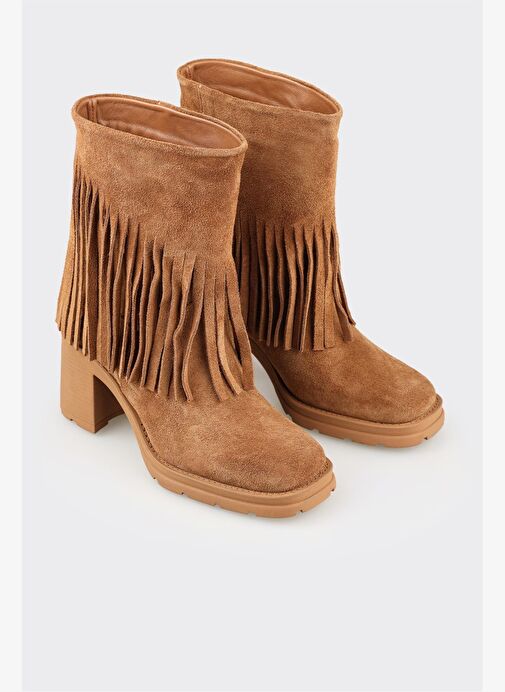 Taba Deri Kadın Günlük Bot - Görsel 3