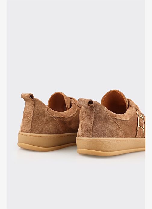 Taba Deri Kadın Spor Ayakkabı - Görsel 6