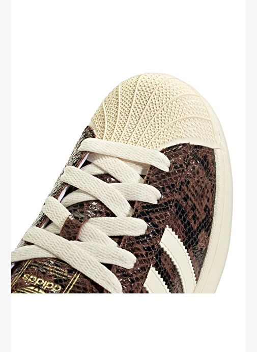 adidas Kadın Kahverengi Sneaker SUPERSTAR II W JP8158 - Görsel 9