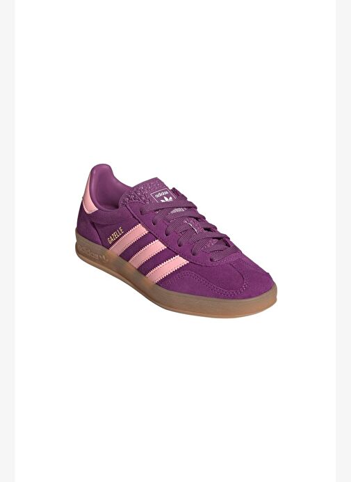 adidas Çocuk Mor Sneaker GAZELLE INDOOR J JP8766 - Görsel 7