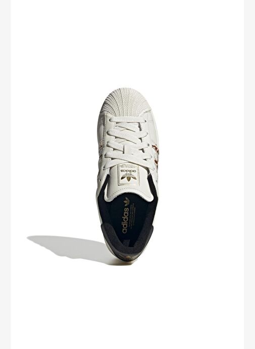 adidas Kadın Beyaz Sneaker SUPERSTAR II W JQ6473 - Görsel 4