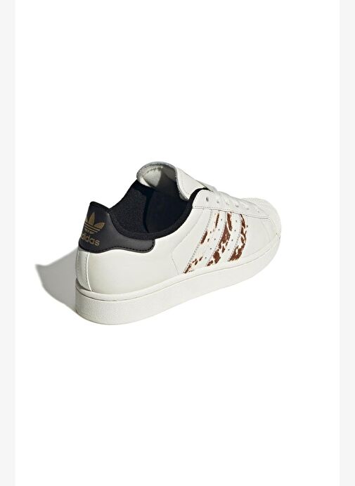 adidas Kadın Beyaz Sneaker SUPERSTAR II W JQ6473 - Görsel 8