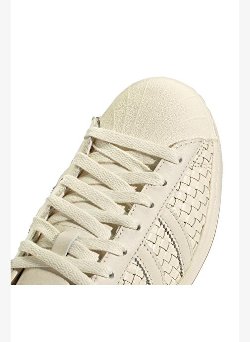 adidas Kadın Beyaz Sneaker SUPERSTAR VINTAGE W JR6001 - Görsel 9