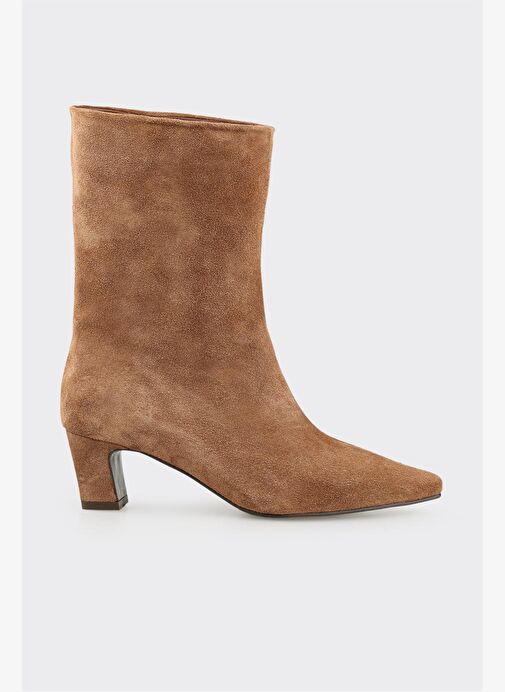 Taba Deri Kadın Klasik Bot - Görsel 2