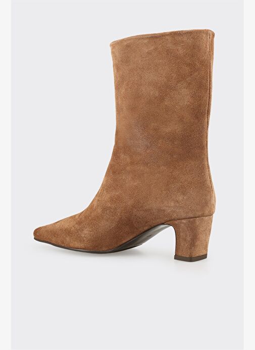 Taba Deri Kadın Klasik Bot - Görsel 4