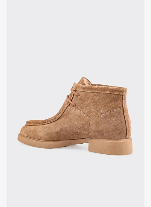 Naturel Deri Kadın Günlük Bot - Görsel 4