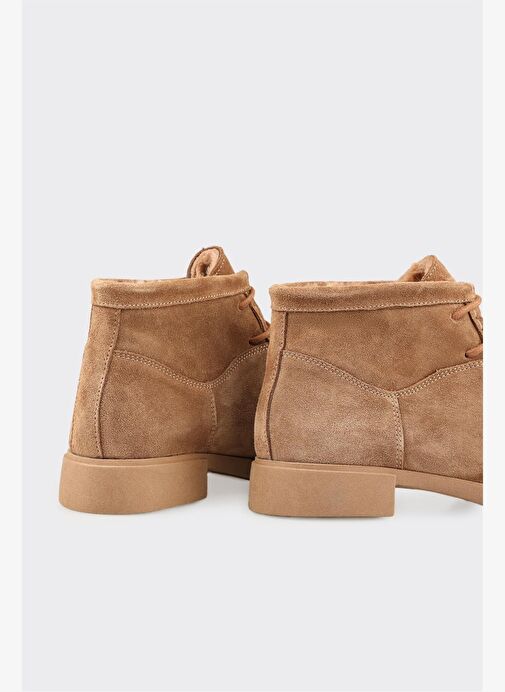 Naturel Deri Kadın Günlük Bot - Görsel 5