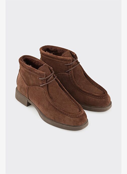 Kahve Deri Kadın Günlük Bot - Görsel 3