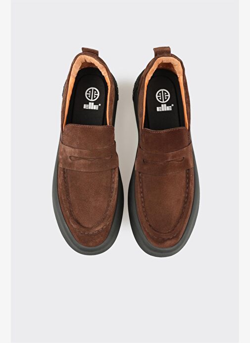 Kahve Deri Erkek Günlük Ayakkabı - Görsel 5