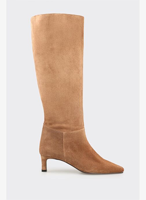 Taba Deri Kadın Çizme - Görsel 2