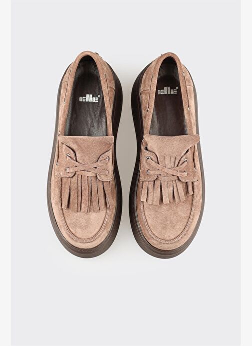 Vizon Deri Kadın Günlük Ayakkabı - Görsel 5