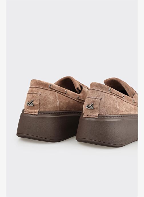 Vizon Deri Kadın Günlük Ayakkabı - Görsel 6