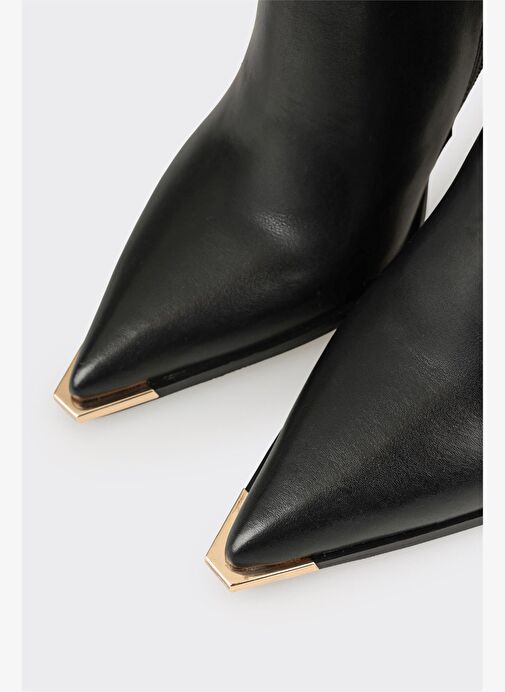 Siyah Kadın Klasik Bot - Görsel 5