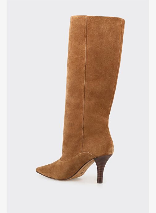 Taba Deri Kadın Çizme - Görsel 4