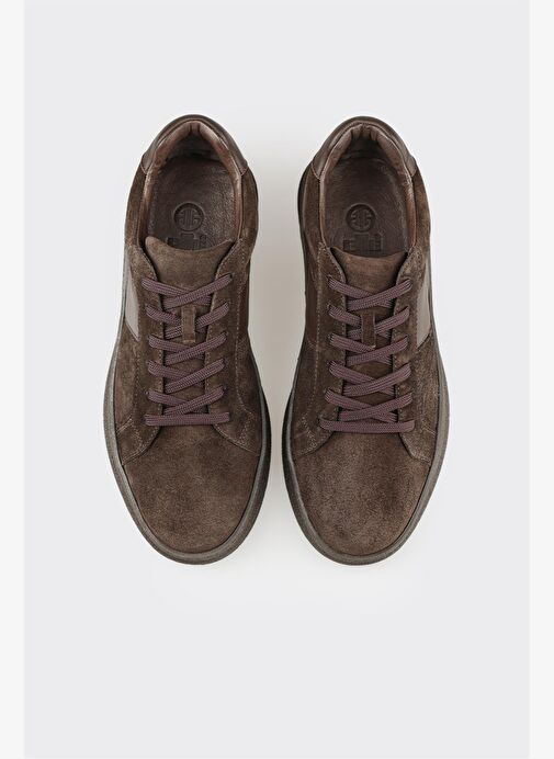 Kahve Deri Erkek Günlük Ayakkabı - Görsel 5