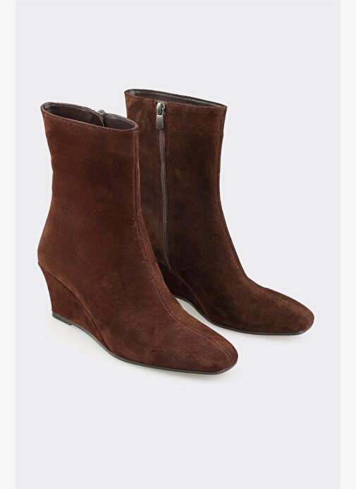 Elle Elle Belirsiz Kahve Deri Kadın Klasik Bot Boyner'de! Belirsiz - 3. görsel