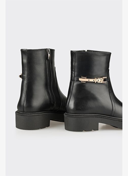 Elle Elle Siyah Deri Kadın Günlük Bot Boyner'de! Siyah - 5. görsel