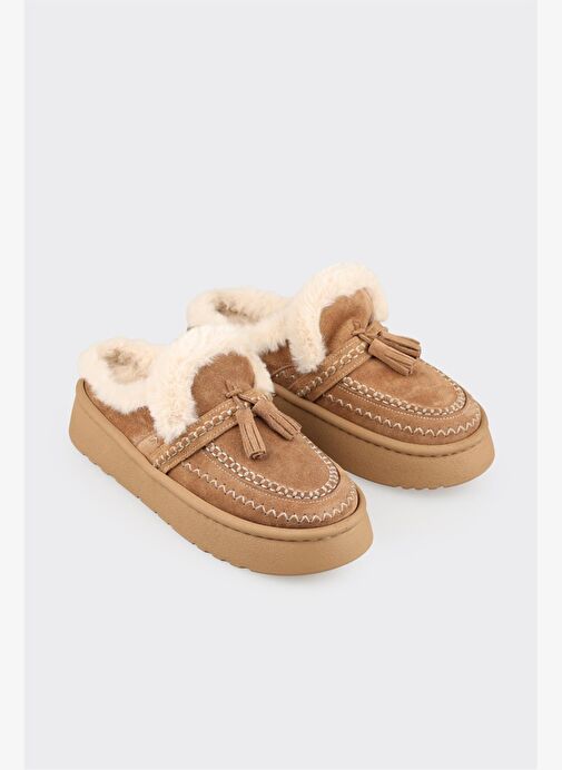 Naturel Deri Kadın Sabo - Görsel 3