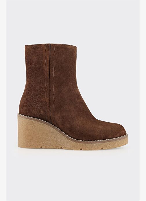 Kahve Deri Kadın Günlük Bot - Görsel 2