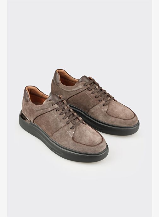 Vizon Deri Erkek Günlük Ayakkabı - Görsel 3