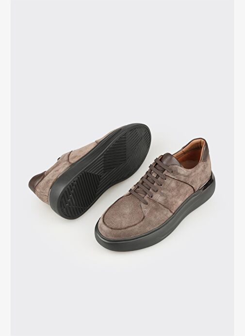 Vizon Deri Erkek Günlük Ayakkabı - Görsel 4