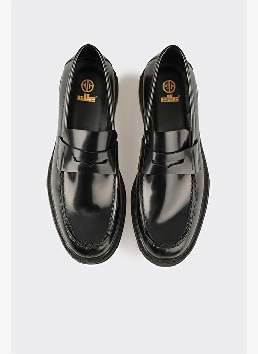 Elle Elle Siyah Deri Erkek Günlük Ayakkabı Boyner'de! Siyah - 5. görsel