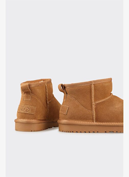 Camel Deri Kadın Günlük Bot - Görsel 5