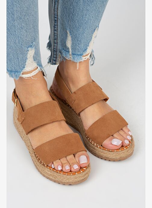 Manijero Taba Kadın Deri Espadril MNJ.026.03 - Görsel 6