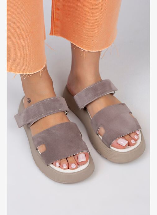 Manijero Vizon Kadın Deri Terlik MNJ.031.02 - Görsel 3