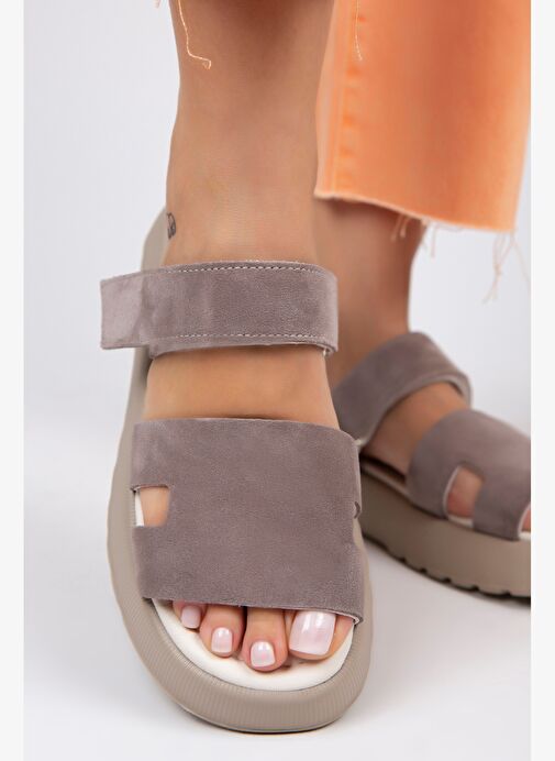 Manijero Vizon Kadın Deri Terlik MNJ.031.02 - Görsel 5