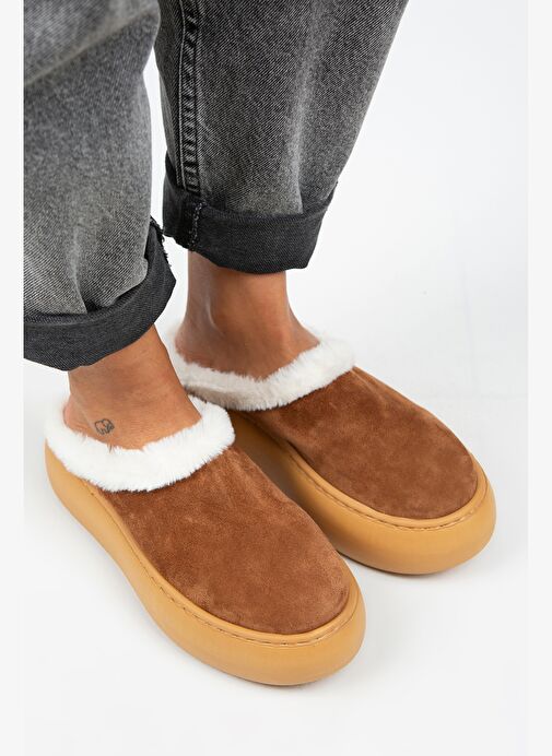 Manijero Taba Kadın Deri Terlik MNJ.110.01 - Görsel 4