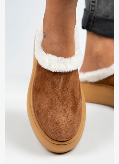 Manijero Taba Kadın Deri Terlik MNJ.110.01 - Görsel 6