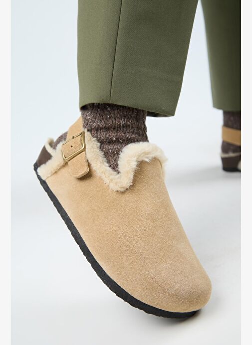 Manijero Kum Kadın Deri Sandalet MNJ.181.04 - Görsel 2